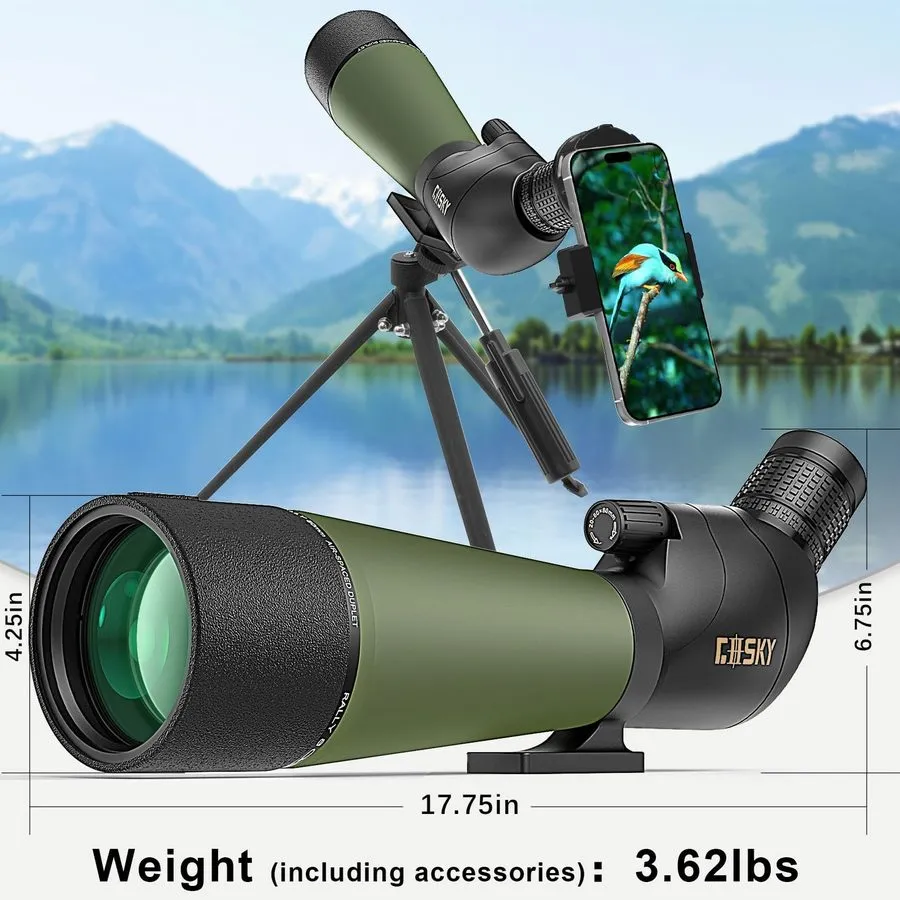 Оборудование видеонаблюдения Flagship DiamondEdge 20-60x80 Spotting Scope with T