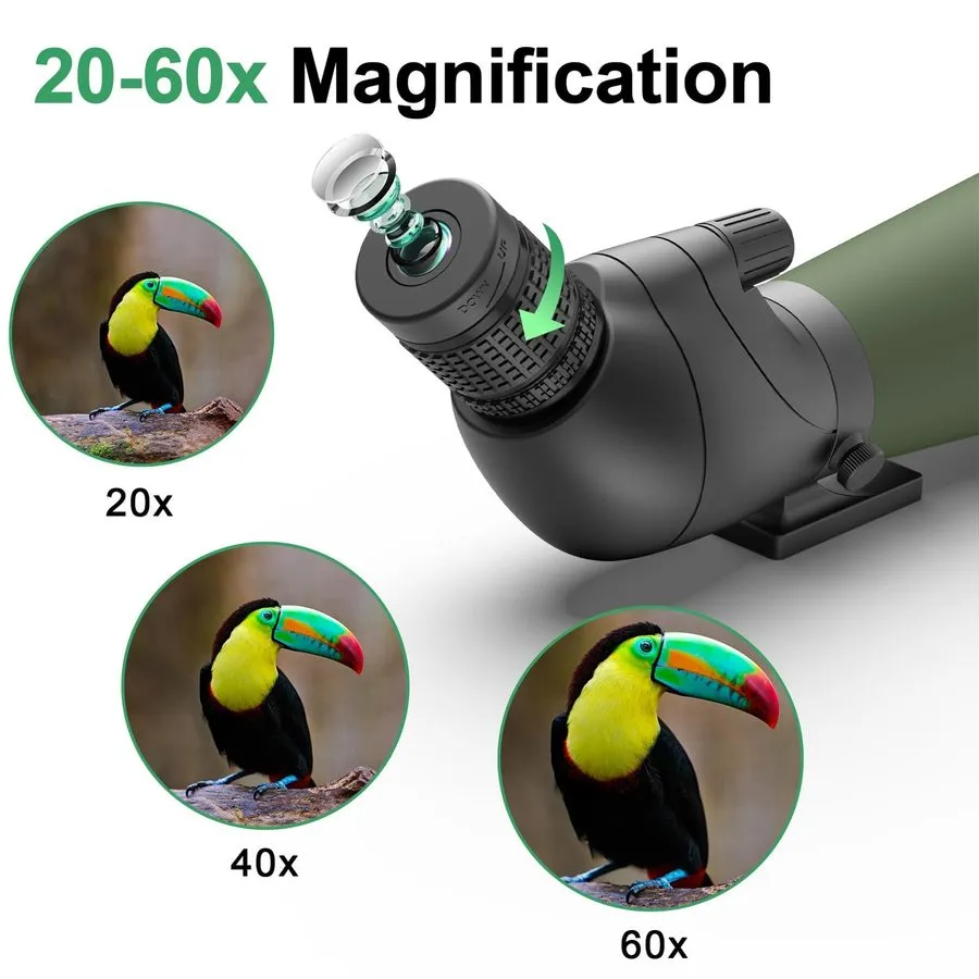 Оборудование видеонаблюдения Flagship DiamondEdge 20-60x80 Spotting Scope with T — фото лота 2
