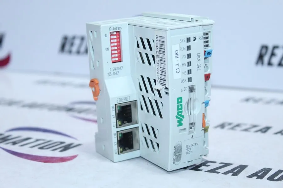 ПЛК WAGO 750-8101 PFC100 PLC CPU Module 2-Port Ethernet 24V DC — фото лота 1