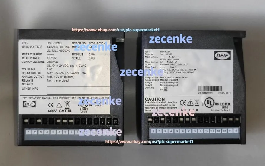 Реле защиты DEIF RMC-122D Over-current Protection Relay 220VAC 5A 100007048.10