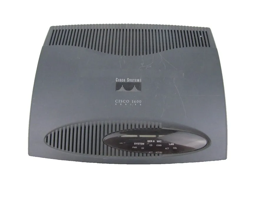 Маршрутизатор Cisco 1601 Ethernet Serial Modular Router 1600 Series ISDN Network