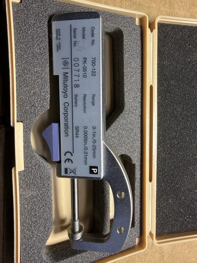 Микрометр Mitutoyo 700-122 PK-0510 Digital Micrometer Set 0-1” Made Is Japan