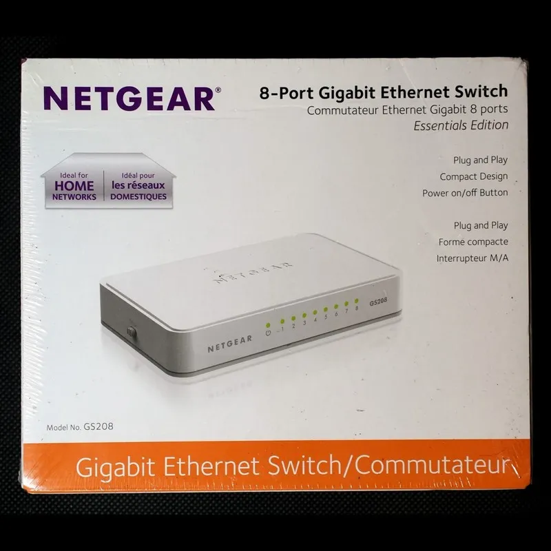 Коммутатор Netgear GS208 Ethernet Switch 8 Ports 2 Layer Supported Desktop