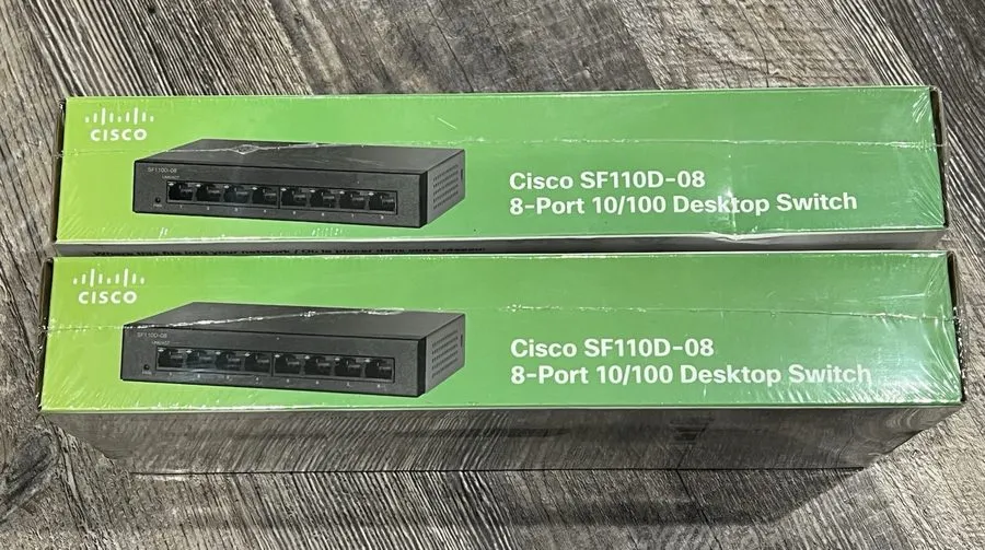 Коммутатор CISCO SF110D-08 8 Port 10 100 PoE Desktop Switch