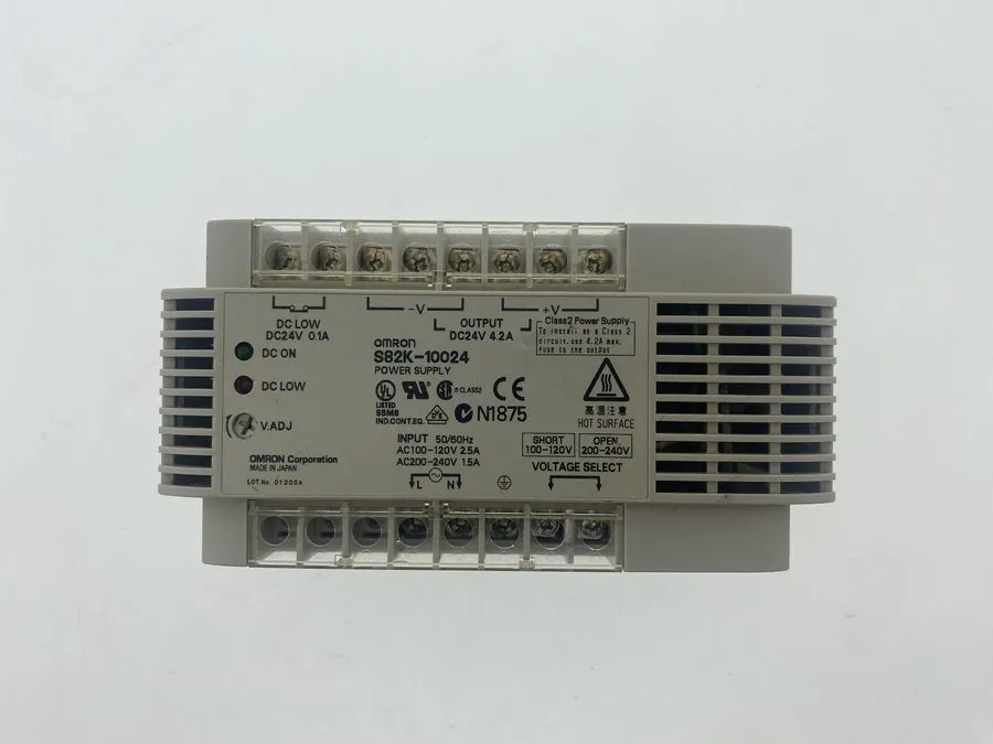Блок питания Omron S82K S82K-10024 Switching Power Supply 24VDC 4.2A 100W DIN Ra