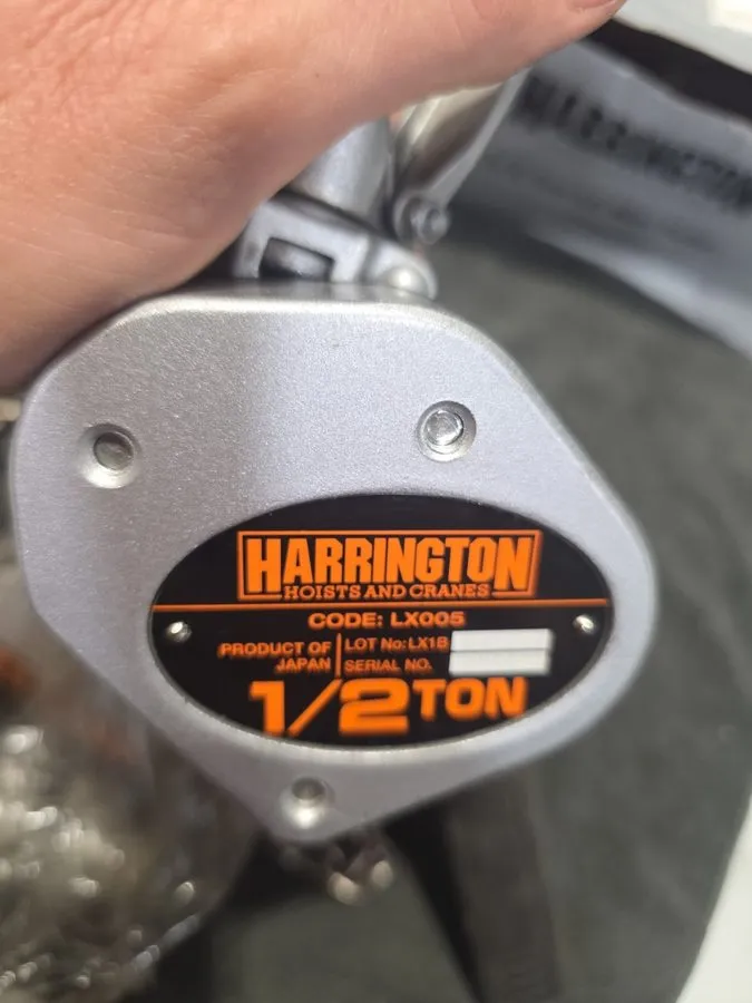 Таль HARRINGTON LX005-5 Lever Chain Hoist Hook Mounted 1,000 lb Lifting Cap 5 ft