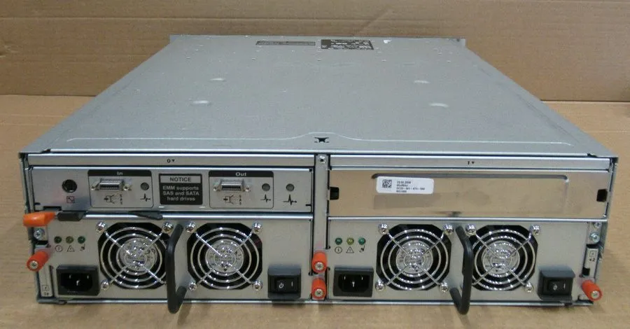 Блок питания Dell PowerVault MD1000 Storage Array 15x 3.5" SAS HDD Bays 2x EMM 2