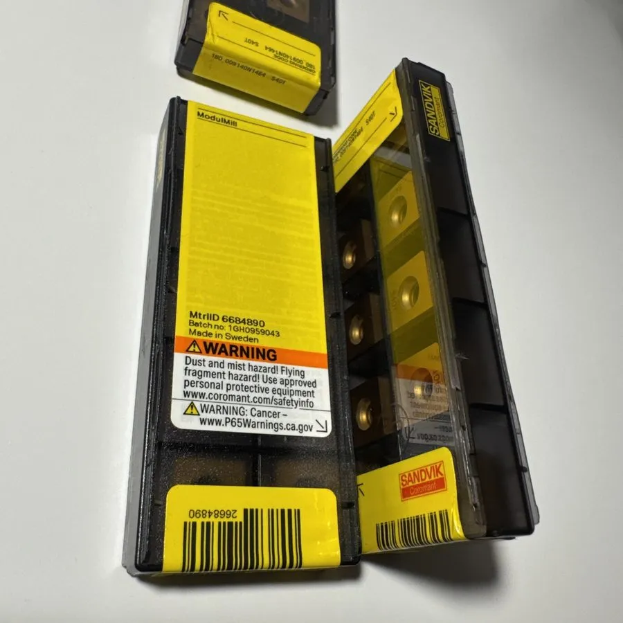 Режущий инструмент SANDVIK COROMANT 6684890 Carbide Milling Insert 180 009140N14 — фото лота 2