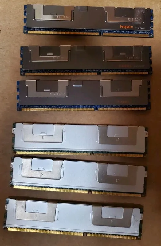 Модуль памяти Samsung 4GB 2Rx4 PC3-10600R DDR3-1333 ECC Reg Server RAM M393B5170 — фото лота 1