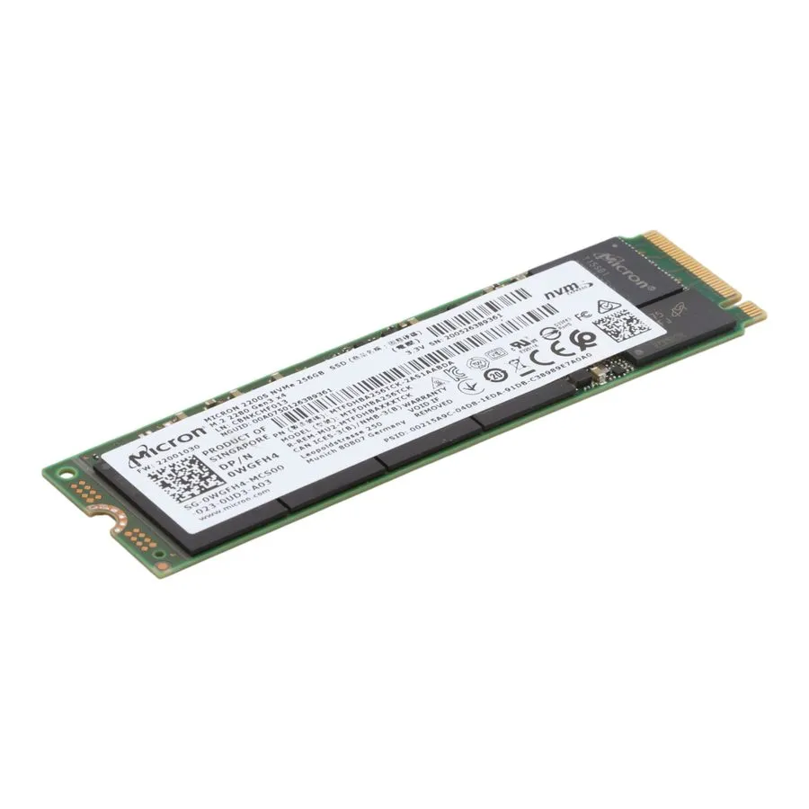 SSD-накопитель Dell 7300 Micron 256GB M.2 NVMe SSD Solid State Drive MTFDHBA256T