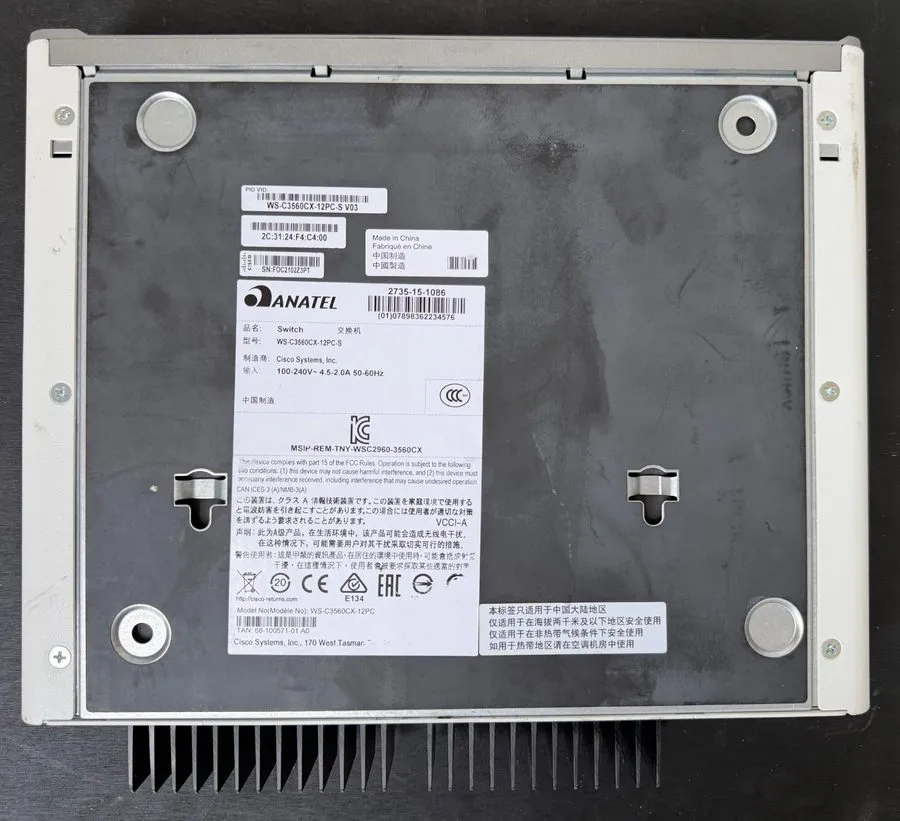 Коммутатор Cisco Catalyst 3560-CX Series 12-Port PoE Networking Switch WS-C3560C