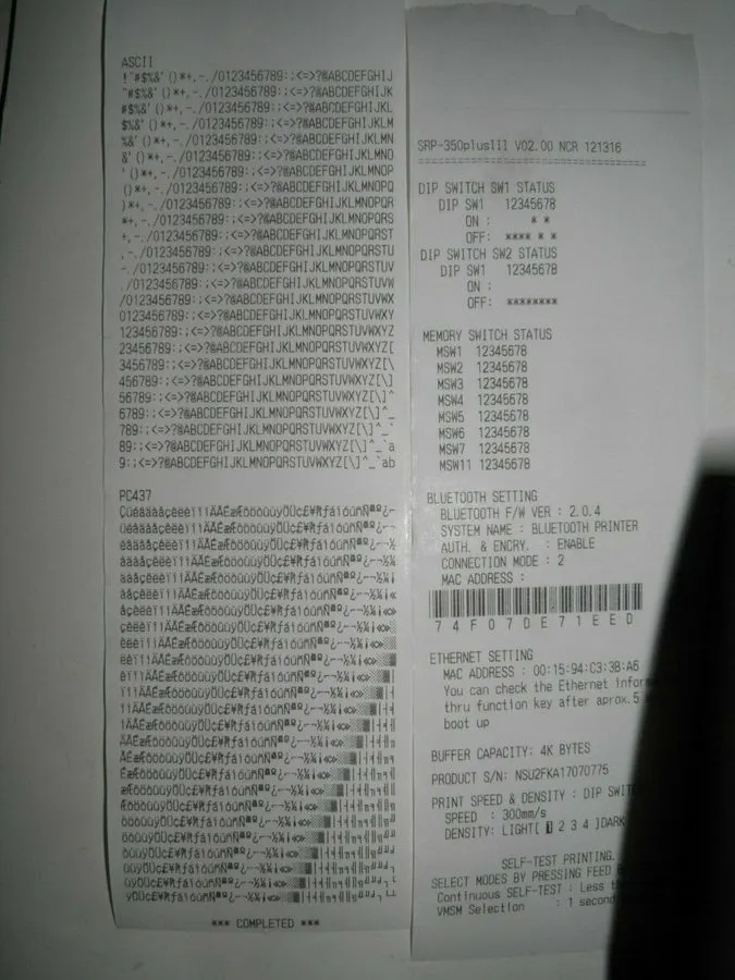 Принтер чеков BIXOLON SRP-350PLUSIII Thermal Receipt Printer, WORKS GREAT — фото лота 2