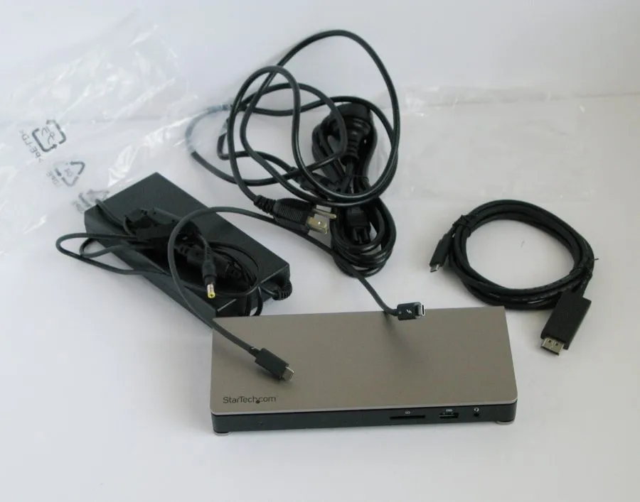 Док-станция StarTech Dual 4K Monitor Thunderbolt 3 Laptop Dock TB3DOCK2DPPD