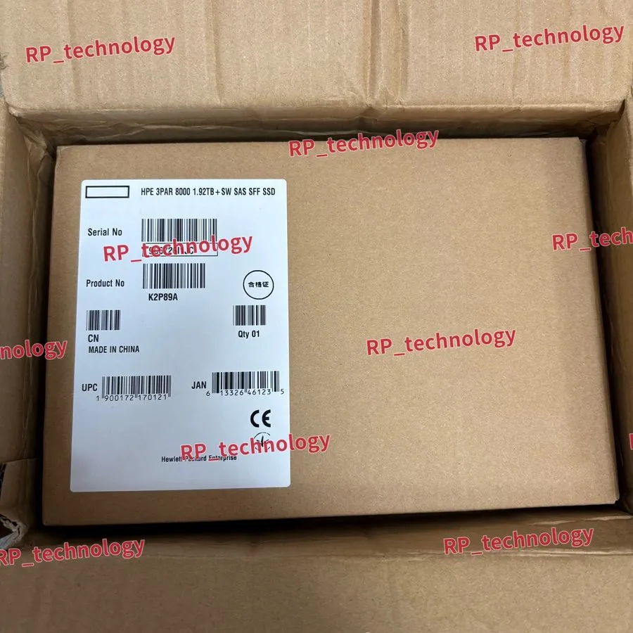 SSD-накопитель K2P89A HPE 3PAR STORESERV 8000 1.92TB SAS 6Gb/s SFF (2.5IN) SSD 8