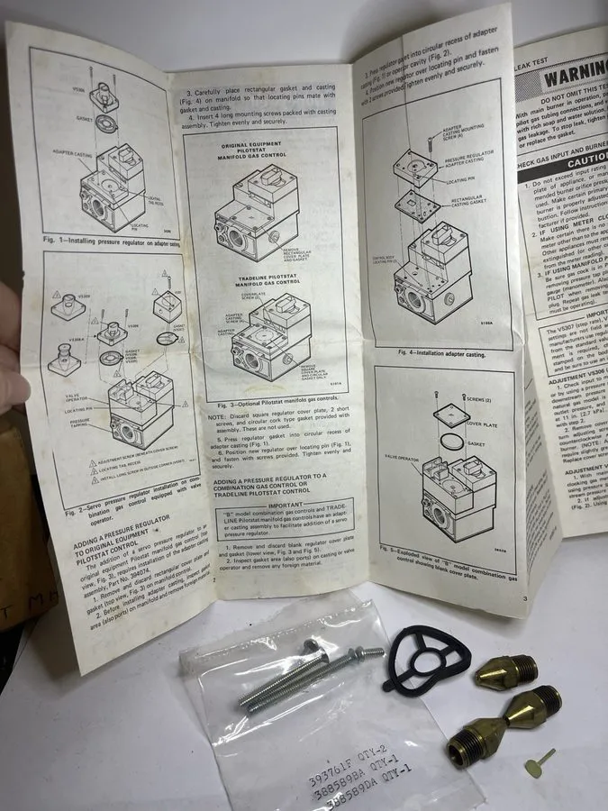 Клапан Honeywell V5306B Gas Pressure Regulator Valve 8–12” WC Tradeline HVAC — фото лота 1