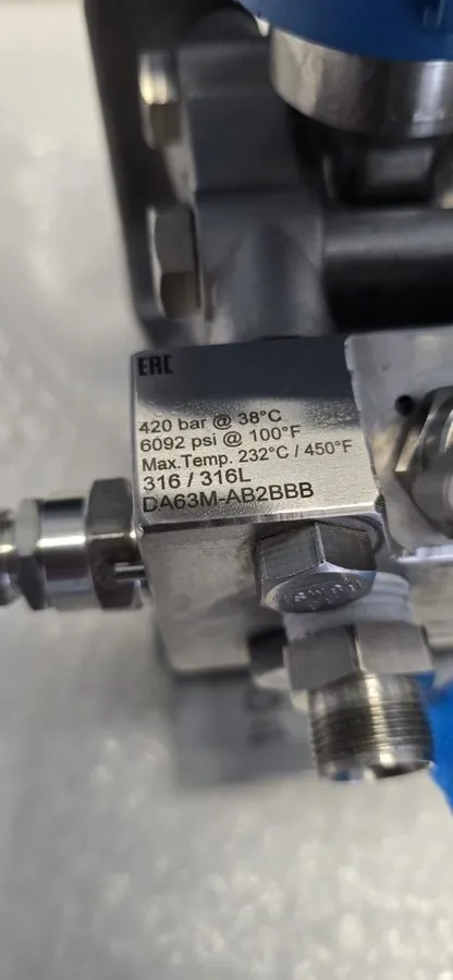 Датчик давления PMD75-ABA7B21DAAA E+H differential pressure transmitter — фото лота 2