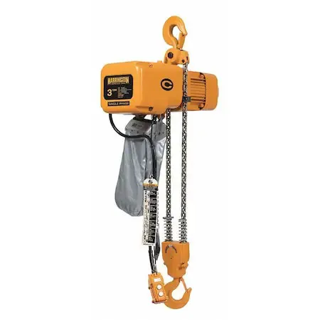 Таль Harrington Sner030c-20 Electric Chain Hoist, 6, 000 Lb, 20 Ft, Hook Mounted