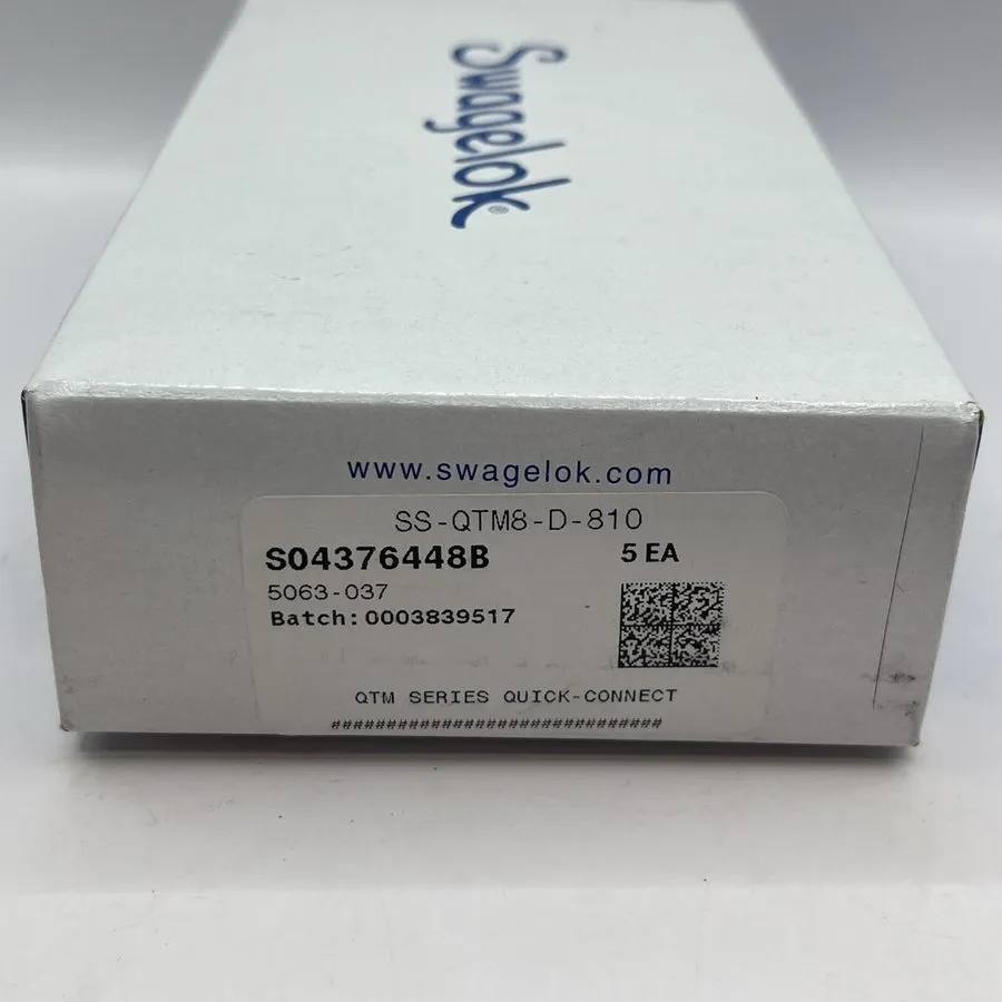 Трубопроводная арматура Swagelok SS-QTM8-D-810 Sealed Quick Connect Stem with Va — фото лота 2