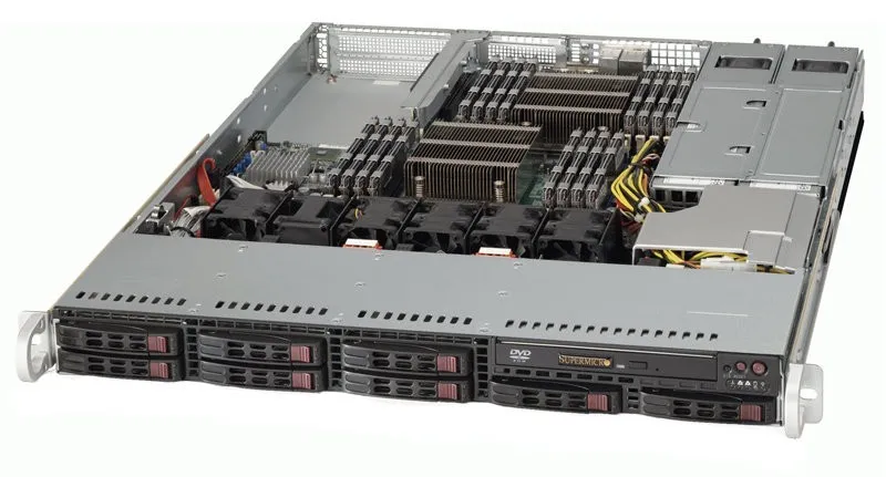 Корпус сервера Supermicro CSE-113TQ-R700WB Chassis W/ Power Supplies & Tracks — фото лота 1