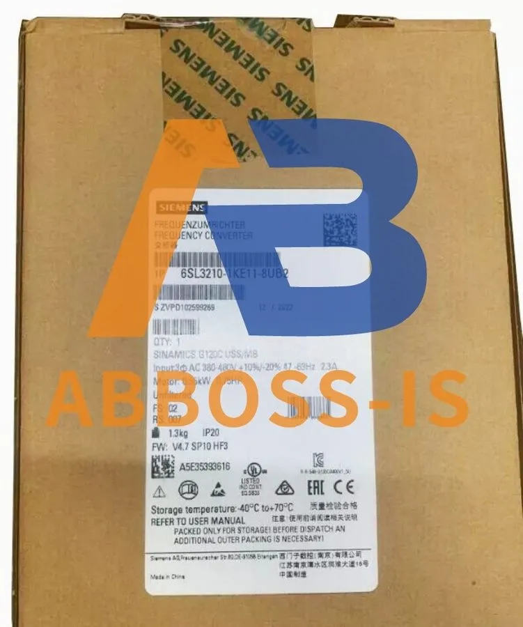 Частотный преобразователь SIEMENS 6SL3210-1KE11-8UB2 SINAMICS G120C RATED P0WER