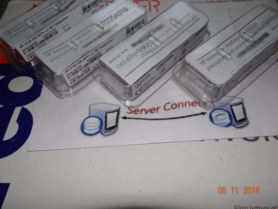 Трансивер HP 130X 10G SFP + LC SR TRANCEIVER JD092B
