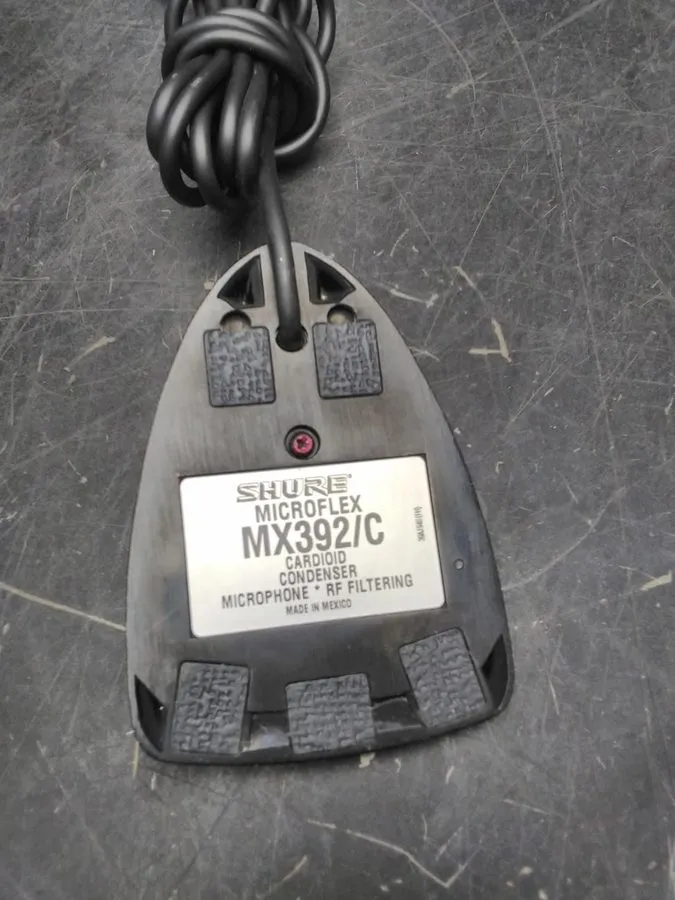 Маршрутизатор Shure Microflex MX392/C Cardioid Condenser Microphone 3-Pin XLR — фото лота 1