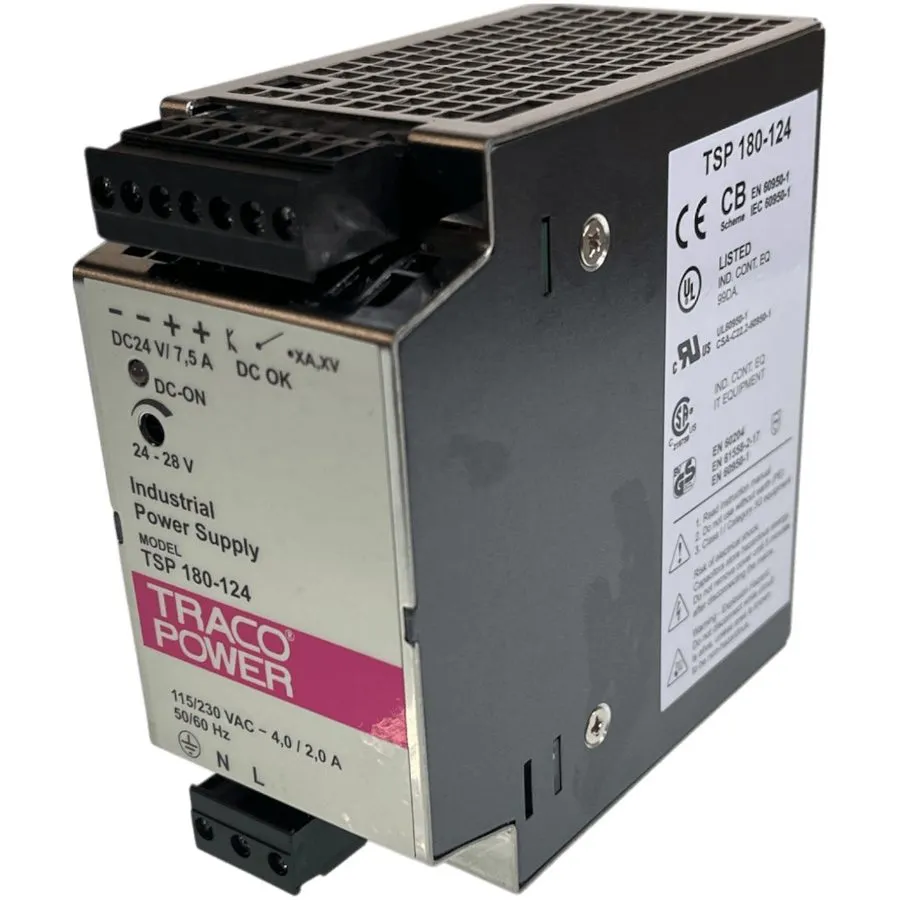 Блок питания TRACO TCL 240-124 240W 24V 10A DIN Rail Power Supply Plastic Case