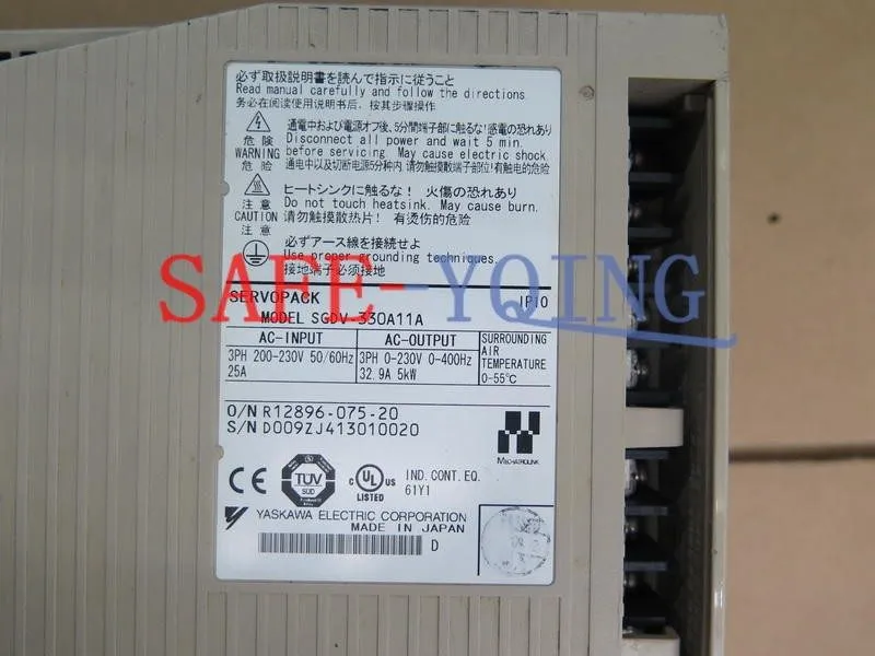 Сервопривод YASKAWA SERVO DRIVER SERVO PACK SGDV-330A11A DRIVE 5KW