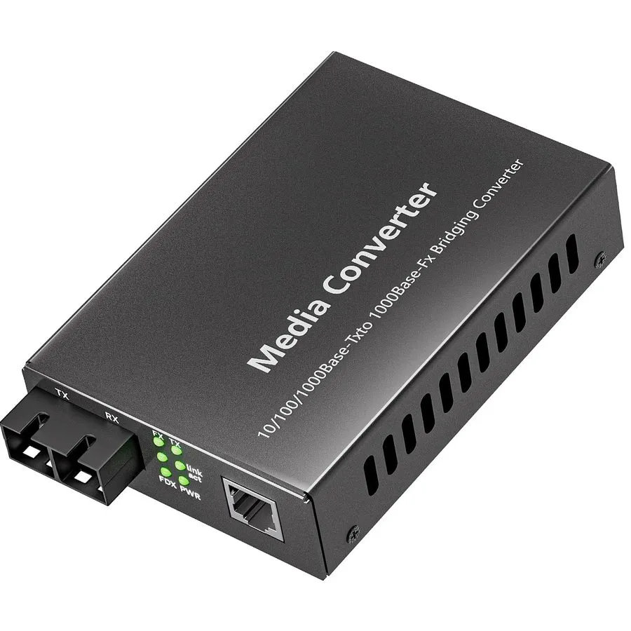 Медиаконвертер Gigabit Ethernet Fiber Media Converter 1000BaseLX SFP 1.25Gb/s 13 — фото лота 1