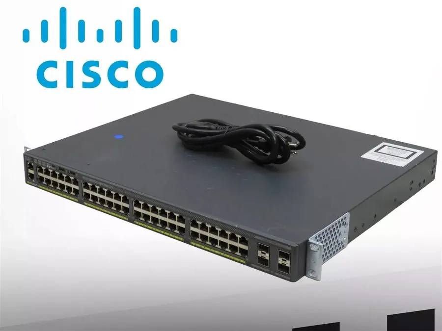 Коммутатор Cisco Catalyst 2960-S 48-Port Gigabit PoE+ 740W Stackable Ethernet Sw