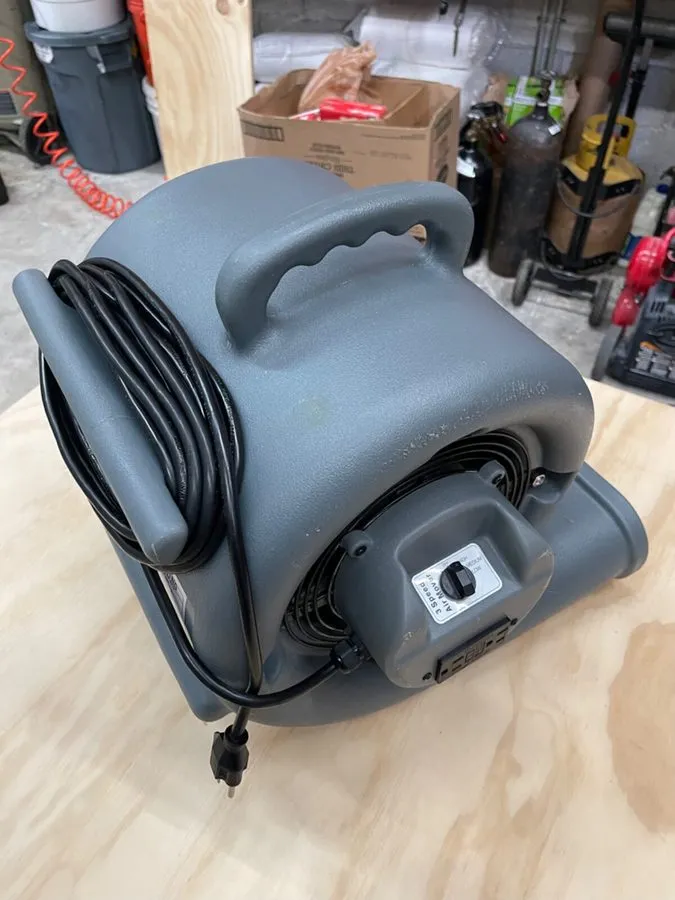 Вентилятор AIR MOVER, Centrifugal fan 3 Speed 2 Outlets GSF, Mod AP110004, Gray — фото лота 2