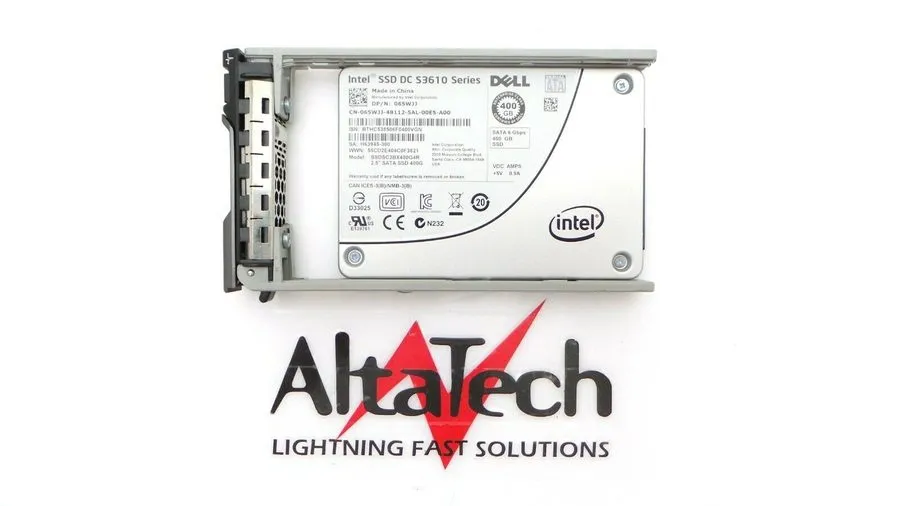SSD-накопитель 65WJJ DELL INTEL DC S3610 400GB SATA 6Gb/s 2.5" SSD 065WJJ SSDSC2