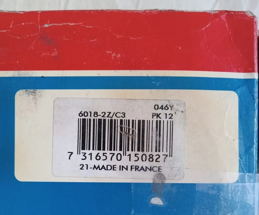 Подшипник SKF 6019-2Z/C3 single row deep groove ball bearing — фото лота 1