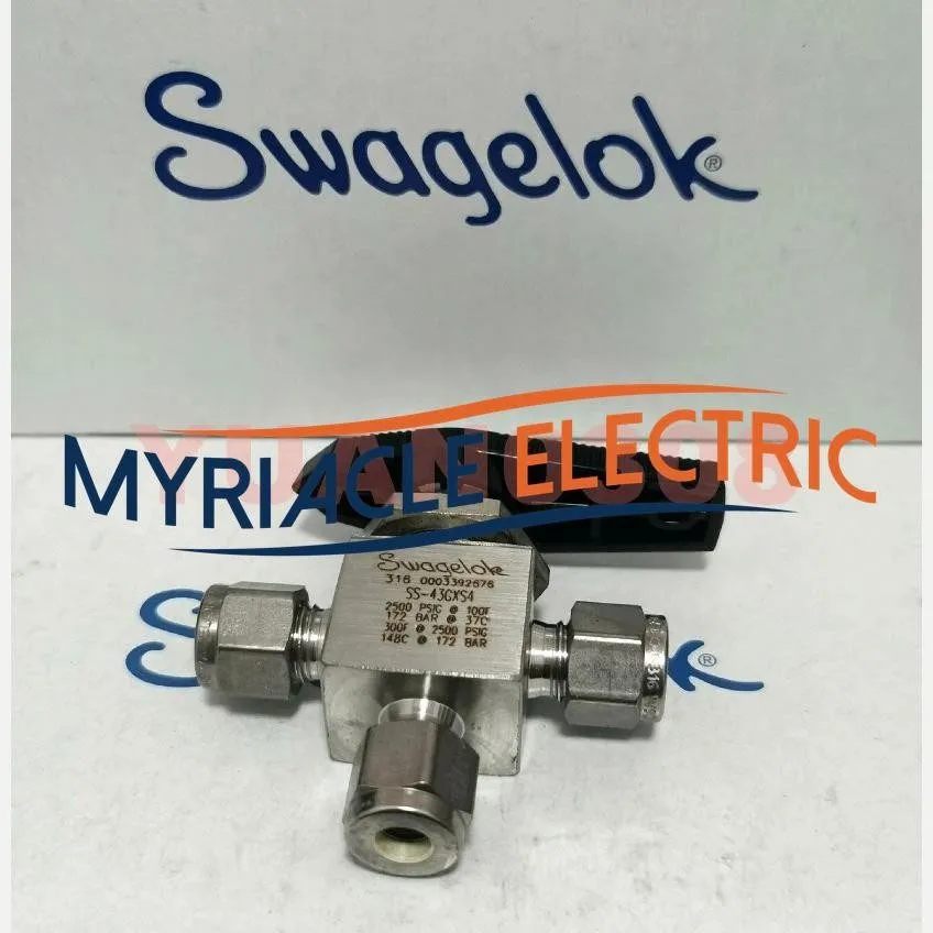 Клапан Swagelok SS-43GXS4 Three way ball valve shipping