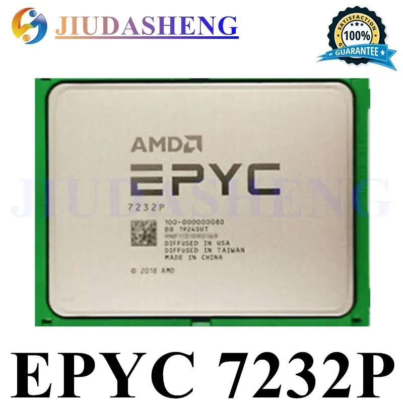 Процессор AMD EPYC 7232P Rome 3.10GHz 8-core 32MB SP3 TDP 120W CPU processor Unl