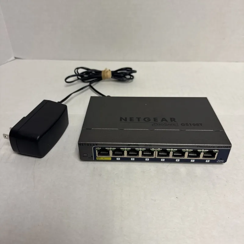 Коммутатор NETGEAR GS108TV2 8-Port Gigabit Ethernet Smart Switch with 1 PD Port 
