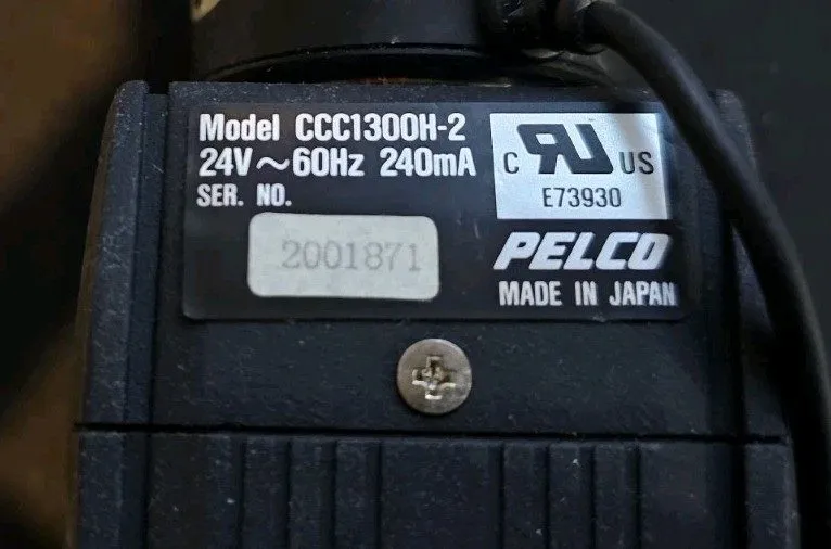 Камера Pelco CCC1300H-2 CCTV Color Video Box Camera Good Condition