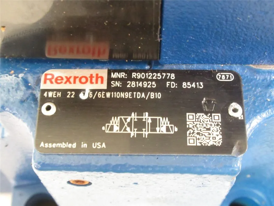Пневмораспределитель 226892 New- Rexroth R901225778 Hydraulic Directional Contro