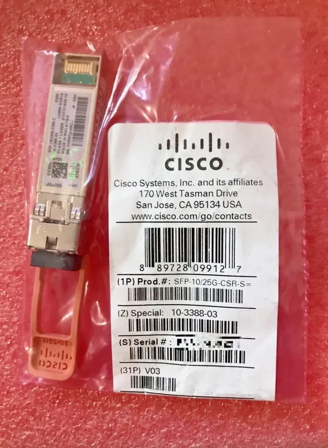 Трансивер Cisco SFP-10/25G-CSR-S 25GB BASE-CSR 850nm Short Reach MMF SFP28 Trans