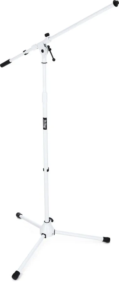 Оборудование видеонаблюдения On-Stage MS7801W Tripod Boom Microphone Stand White