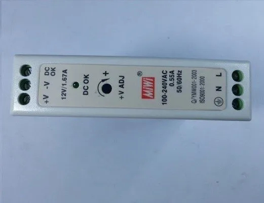 Блок питания Mean Well MDR-20-12 Industrial Din Rail Power Supply 12VDC 1.67A 20