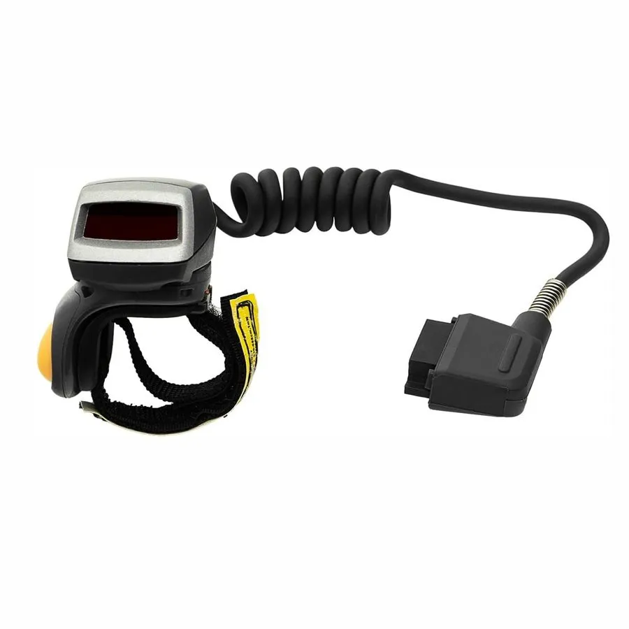 Сканер штрих-кода RS4000 1D CORDED RING FINGER SCANNER Symbol Motorola Zebra RS4 — фото лота 1