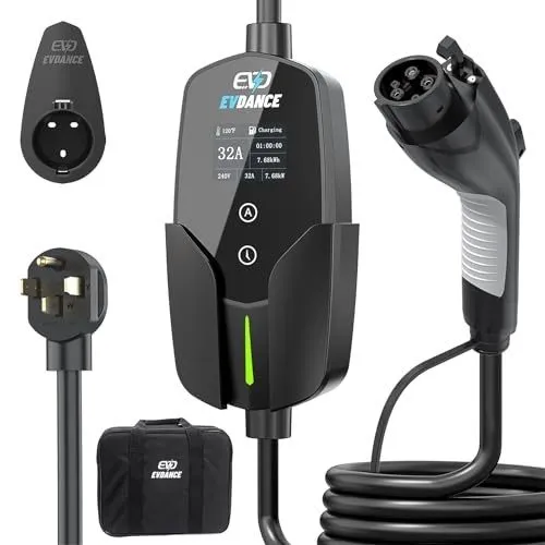 Аккумулятор Level 2 EV Charger (40Amp, 240V, NEMA 14-50P), Portable Electric Veh