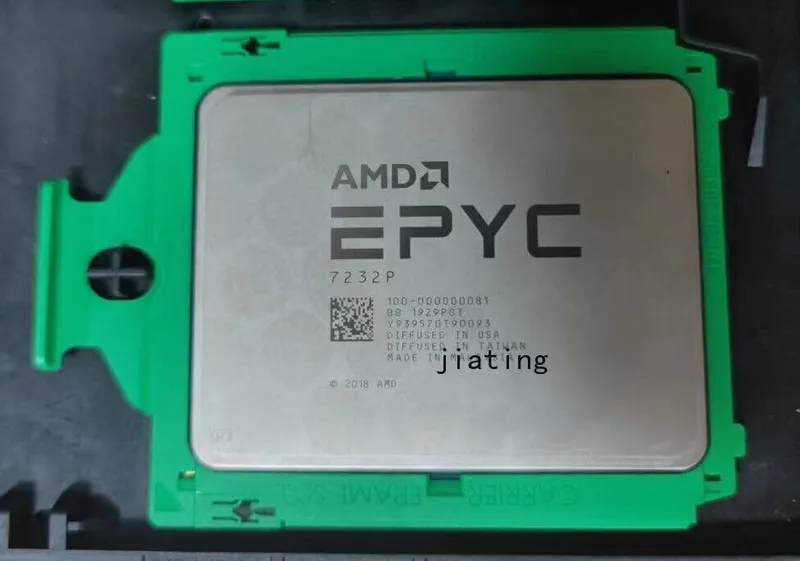 Процессор AMD EPYC 7232P CPU unlocked processor 8C 16T Clocked at 3.1GHz L3Cache