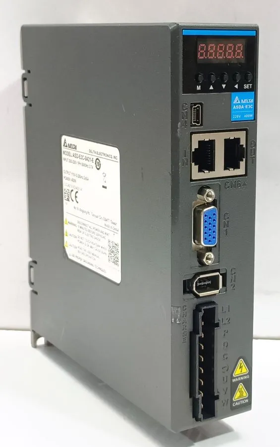 Сервопривод Delta ASDA-E3C Series AC Servo Drive 400W 230V EtherCAT ASD-E3C-0421