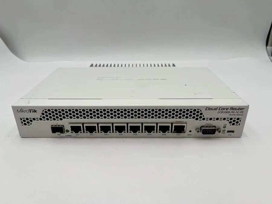 Маршрутизатор MikroTik CCR1009-7G-1C-PC Cloud Core Router 9-Core 1GHz 7-Port Gig