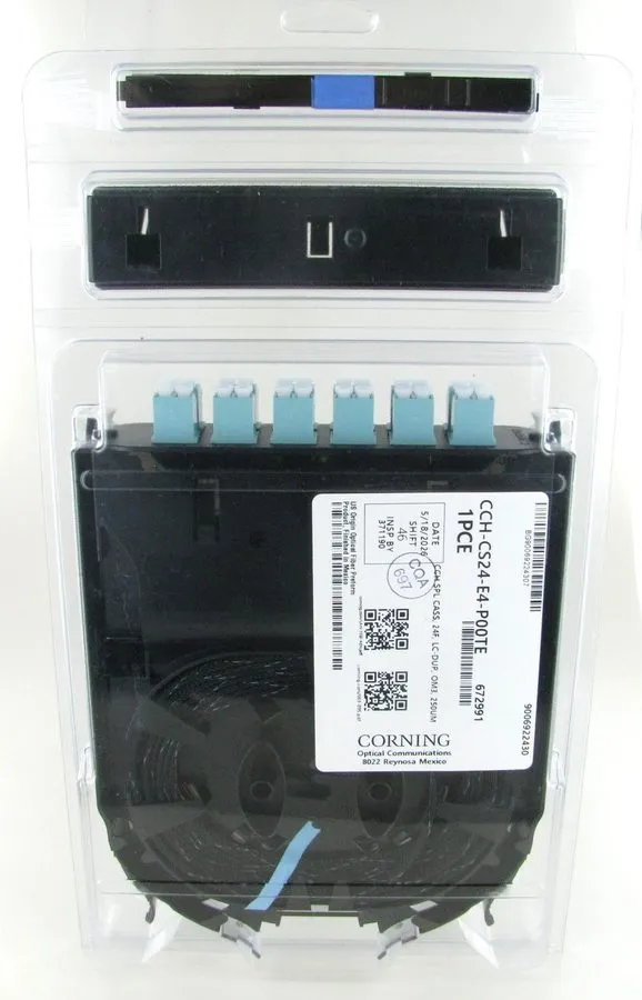 Оптическая кассета Corning CCH-CS24-E4-P00TE Pigtailed Splice Cassette, 24 Fiber