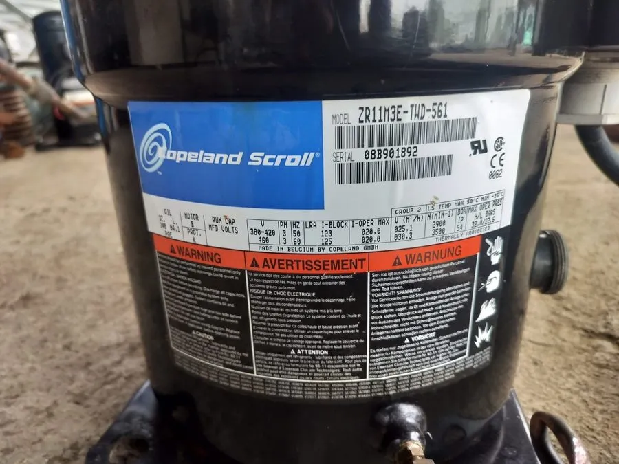 Компрессор Copeland ZR11M3E-TWD-561 Scroll Compressor — фото лота 1
