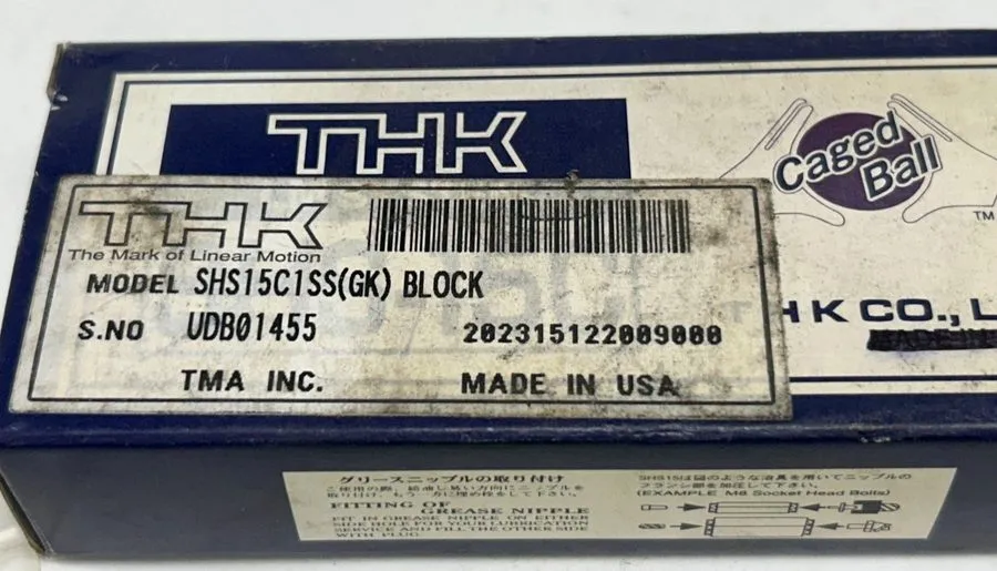 Оборудование ЧПУ THK SHS15C1SS (GK) Linear Motion Bearing Block