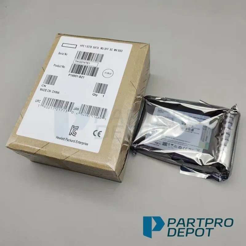 Сервер HPE/Samsung 2.5" 1.92TB SATA 6G G10 Server SSD Replace P19951-B21 P21090-